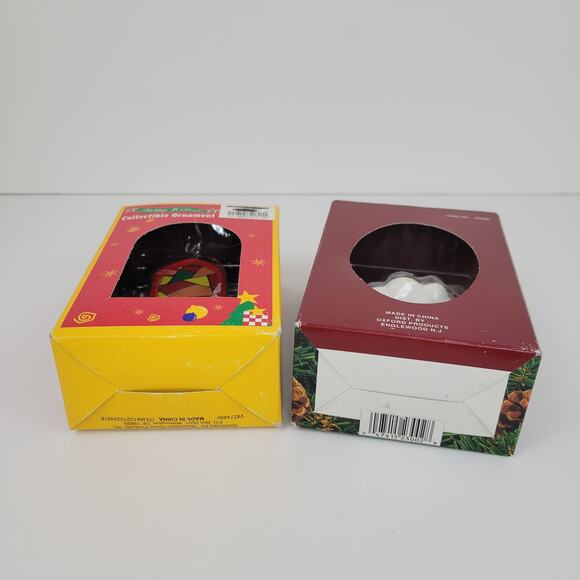 2 Cherub Angel Christmas Ornaments Christian Religious Ornaments - Picture 3 of 4